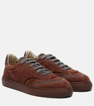 Brunello Cucinelli | Monili suede sneakers