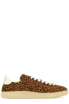 Valentino | Valentino Royco Leopard Printed Lace-Up Sneakers