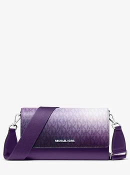 Jet Set Large Ombré Signature Logo Crossbody Bag