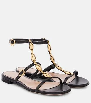Gianvito Rossi | Embellished leather sandals