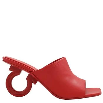 Salvatore Ferragamo | Ferragamo Ladies Red Nappa Astro 70 Elinda Slide Sandals, Size 6