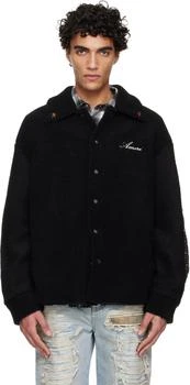 AMIRI | Black Bones Studded Overshirt