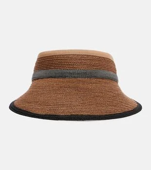 Brunello Cucinelli | Monili hemp and cotton-blend visor