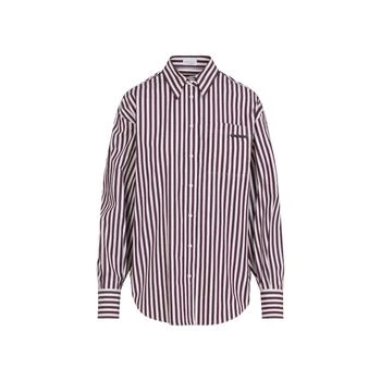 Brunello Cucinelli | Brunello Cucinelli Striped Long Sleeved Shirt