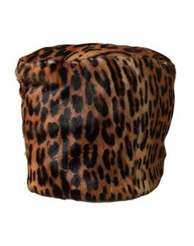 Dolce & Gabbana | Leopard Fur Women Bucket Women's Hat