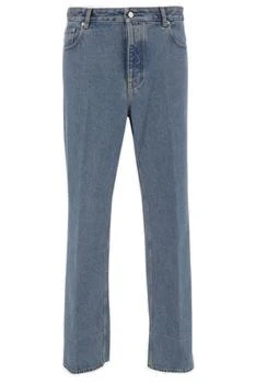 Valentino | Valentino Logo Patch Straight Leg Jeans