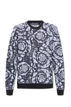 Versace | Versace Baroque Motif Crewneck Knitted Jumper