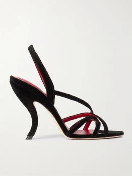 Valentino | Fetishique 105 Suede Slingback Sandals  - IT35