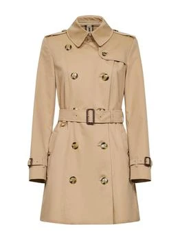 Burberry | Burberry Double Breasted Belted Trench Coat