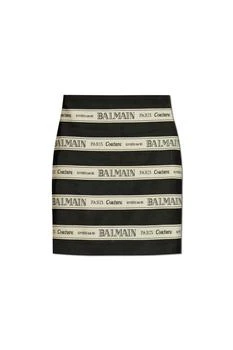 Balmain | Balmain Ribbon Motif Short Jacquard Skirt