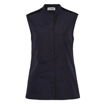 Jil Sander | Jil Sander Poplin Ruffle Top