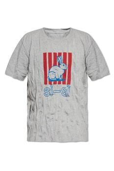 Bottega Veneta | Bottega Veneta Crushed Printed Jersey T-Shirt