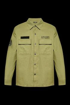 Balmain | Balmain Long Sleeved Logo Printed Shirt