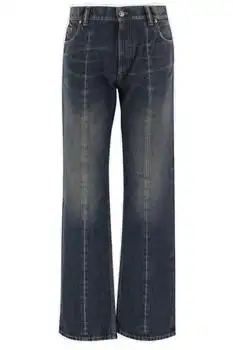 Versace | Versace Logo-Patch Distressed Jeans