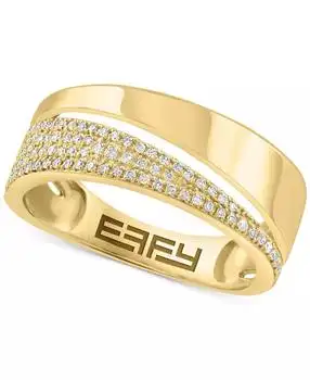Effy | EFFY® Diamond Pavé Cutout Statement Ring (1/4 ct. t.w.) in 14k Gold