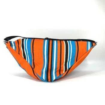 Prada | blue Canvas Shoulder Bag Sling Bag (Pre-Owned)