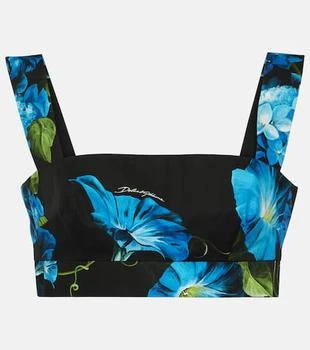 Dolce 
Gabbana | Floral cotton bra top