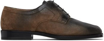 MAISON MARGIELA | Brown Tabi Lace-Ups Derbys