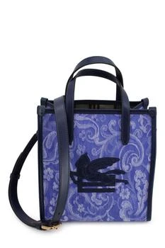 ETRO | Etro Logo Patch Top Handle Tote Bag