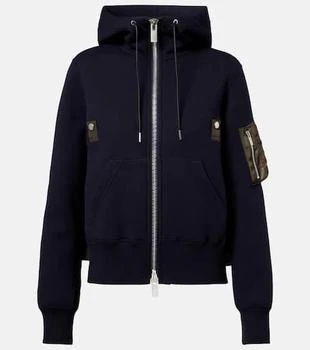Sacai | Paneled hoodie
