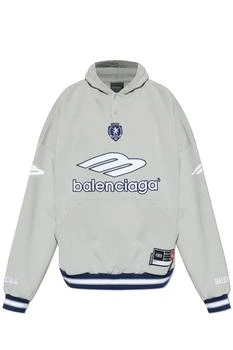 Balenciaga | Balenciaga Logo-Detailed Polo Hoodie