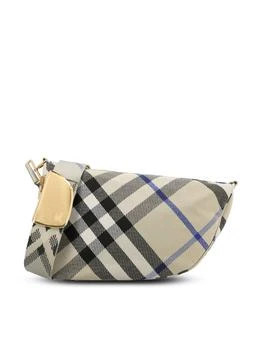 Burberry | Burberry Medium Shield Checked Messenger Bag