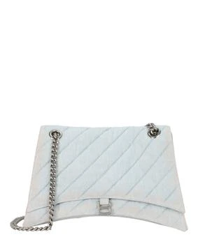 Balenciaga | Crush Medium Quilted Denim Chain Shoulder Bag