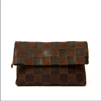 Clare V Clare V. - Carryall Clutch With Tabs Oversized Checker