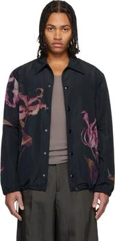 Dries Van Noten | Black Printed Jacket