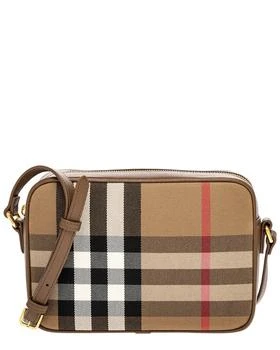 Burberry | Check Canvas
Leather Shoulder Bag