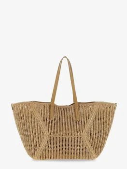 Brunello Cucinelli | BC Duo raffia shoulder bag