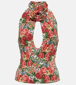 Magda Butrym | Floral halterneck top