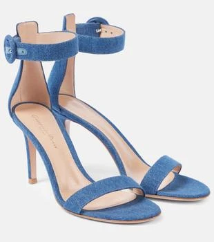 Gianvito Rossi | Portofino 85 denim sandals