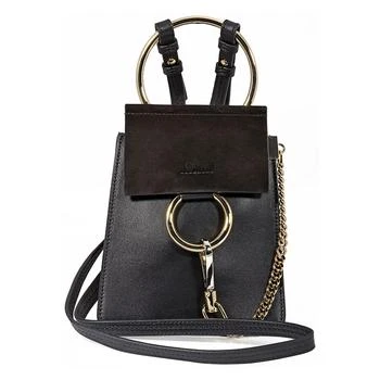 Chloé | Faye Suede Calfskin Mini Bag - Black