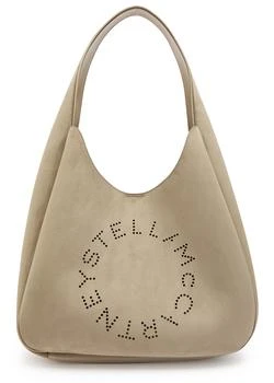 Stella McCartney | Logo faux suede shoulder bag