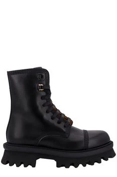 Salvatore Ferragamo | Ferragamo Chunky-Sole Lace-Up Ankle Boots