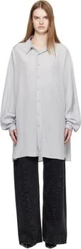 MAISON MARGIELA | Gray Long-Sleeved Shirt