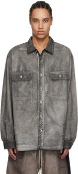 Rick Owens | Gray Hollywood Jumbo Overshirt