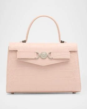 Versace | Medusa 95 Croc-Embossed Top-Handle Bag