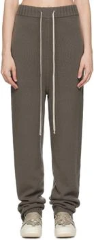 Rick Owens | Gray Concordians Rasato Cashmere Knit Lounge Pants