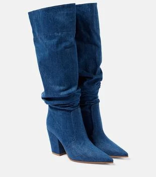 Gianvito Rossi | Keinna 85 denim over-the-knee boots