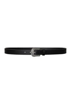 Ralph Lauren Tooled Buckle Leather Belt