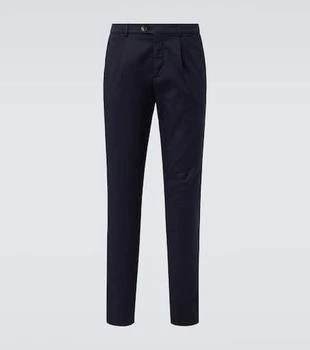 Brunello Cucinelli | Cotton-blend gabardine slim pants