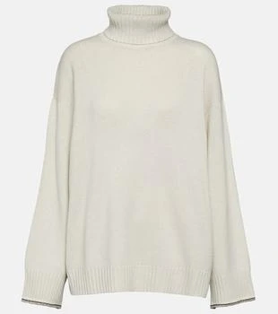 Brunello Cucinelli | Wool, cashmere, and silk turtleneck sweater