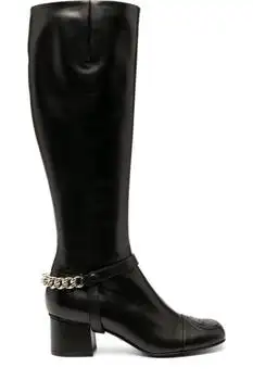 Gucci | Gucci Chain Detail Knee Length Boots