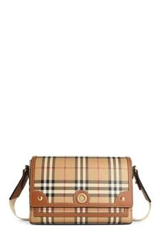 Burberry | Burberry Note Checked Crossbody Bag