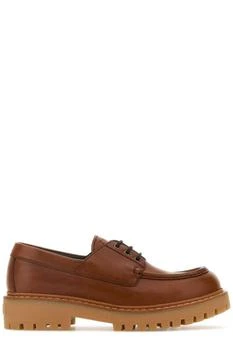 Prada | Prada Logo-Debossed Lace-Up Shoes