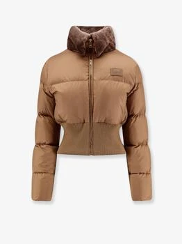Fendi | Technical fabric and shearling down jacket