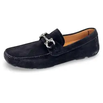 Salvatore Ferragamo | Salvatore Ferragamo - Men's Parigi Eco Suede Driving Shoes