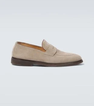 Brunello Cucinelli | Suede penny loafers